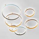 ELMARK - PRESTIGE LED Плафон  327W 3000K 26160lm КОЖА МНОГОЦВЕТЕН 955PRESTIGE32730MC