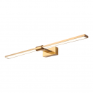 ACA LIGHTING - LED Аплик влагозащитен за баня 80cm IP44 18W 1170lm 3000K месин PN1403LEDW81BR