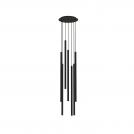 NOWODVORSKI - Pendant lamp  7667 LASER BLACK VII 100 • Ф30см • G9  7 х 9 W • IP20
