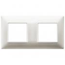 VIMAR - 14643.21 - Plate 4M (2+2) 71mm techn. matt nickel