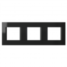 TEM - OL26NB Frame 2+2+2M, color Black gloss, Modul