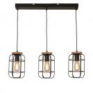 SEARCHLIGHT - Pendant 81953-3BK Vision ⚡3 х 60W⚡E27
