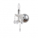 ACA LIGHTING -  SF63991W WALL LAMP 1X40W E14 ACRYLIC TRANSPARENT PEGASUS 