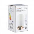 V-TAC - GU10 Луна Външен Монтаж Кръгла Бяла Розово злато рефлектор SKU: 8592 VT-882 (1)
