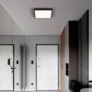 NOVA LUCE - Ceiling light  L:40, W:40, Н:4.5 cm.  9501211  ITOS ⚡ LED 32W ⚡ 2240Lm ⚡ 3000К ⚡ 220-240V ⚡ CRI >80 ⚡ IP20 ✴ Sandy Black