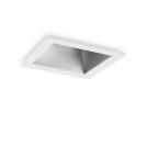 IDEAL LUX - ceiling luminaire GAME Fl1 SQUARE White&Silver 192369