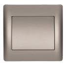 ELMARK - 11014 - ONE BUTTON ONE WAY SWITCH GREY METALLIC RHYME