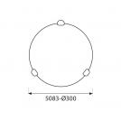 VIVALUX - Ceiling fixture CATENA 5083 Ø300 mm VIV000422  (1)