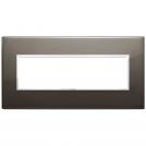 VIMAR - 21657.06 - Plate 7M aluminium black sapphire