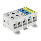 MOREK - OTL35-5x grey,blue,ye/gr 5x1xAl/Cu 2,5-35mm² 1000V Universal terminal  MAA5035A10