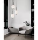 NOVA LUCE - pendant luminaire   LATO 9624078 LED E14 3x5 Watt 230 Volt IP20 Bulb Excluded