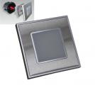 EMITHOR - 48303 LED step light 1x1w, 4000k, 60lm, STEEL/SATIN