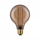 PAULMANN - LED Крушка 28602 Inner Glow Edition LED Globe inner bulb spiral pattern ⚡ E27 ⚡ 230V ⚡ 230lm ⚡ 4W ⚡ 1800K ✴ Злато (1)