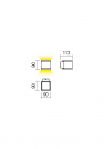 REDO GROUP - Аплик BETA 9067 AP LED COB 2X6W IP54 DB 3000K (SQ) (1)