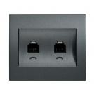 PANASONIC - Double RJ11, Cover WBTR0403-5DG