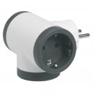 LEGRAND - 694520 Адаптер за контакт 3х Шуко Т-образен бял Legrand (1)