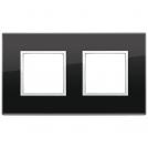 VIMAR - 21643.76 - Plate 4M (2+2) 71mm black diamond