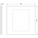 VIMAR - 22668.71 - Plate 8M glass milky white (1)