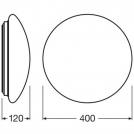 OSRAM - SURFACE CIRCULAR LED 400 24W/4000K IP44  4058075000803 (1)