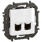 LEGRAND - Socket 2xRJ45 cat. 5e UTP white Niloe New NP4331WH