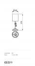 INCANTI - Настолна лампа  DESIDERIO IDE T1S 04 06 ARGENTO\NERO VE 1X42W SMALL (2)