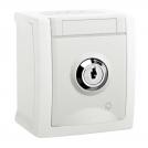 PANASONIC - Socket 2P+E, Lockable WPTC4219-2WH Pacific Panasonic IP54