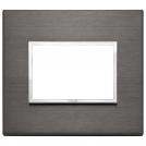 VIMAR - 21653.03 - Plate 3M aluminium lava grey