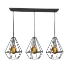 ELMARK - HEIDI 3xE27 BLACK 955HEIDI3/BL
