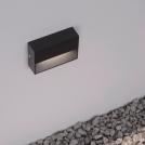 NOVA LUCE - Step light  L:10, W:3, Н:6.7 cm.   9492690  VISION ⚡ LED 2W ⚡ 34Lm ⚡ 3000К ⚡ 220-240V ⚡ IP54 ✴ Dark Anthracite