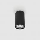 POLARIS LIGHTING - ЛУНА за открит монтаж PUSH кръгла Ø56mmx100mm GU10 220V черна 1118