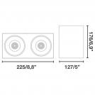 FARO - surface-mounted light TEKO -2 050502201 LED 48W, 3400LM (1)