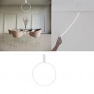 NOVA LUCE - Dimmable Ceiling lamp Ø60, H:20 cm.  9085244  GARVE ⚡ LED 35W ⚡ 1559Lm ⚡ 3000K ⚡ 220-240V ⚡ IP20 ✴ Sandy White 