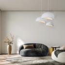 ACA LIGHTING - Пендел Ø500mm, h1500mm CAVE E27 бял MP24123650 (2)