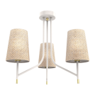 ELMARK - THERA CHANDLIER 3XE14 WHITE/CHROME - 955THERA3/WH