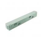 ACA LIGHTING - STRAIGHT ELECTRICAL CONNECTOR FOR MAGNETIC TRACK LINE RECESSED MOUNTED MSCW MATTE WHITE