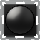 TEM - Dimmer rotatable R=10-250W LED=0-100VA color Black Logiq EQ19BKXO