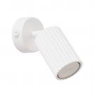 SOLLUX - White wall lamp KARBON with switch 10W GU10 SL.1541
