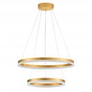 NOVA LUCE - Dimmable pendant lamp  Ø60, Н:150 cm.   9530230  ADRIA ⚡ LED 52W ⚡ 3120 Lm ⚡ 3000К ⚡ 220-240V ⚡ CRI>80 ⚡ IP20 ✴ Brass Gold