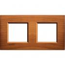 BTICINO - LNA4802M2LCA Square cover plate 2х2modules -Cherrywood 