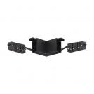 NOVA LUCE - Sandy Black Aluminium Connector L: 17.5 W: 7 H: 6.8 cm. 9010194 BREDA MAGNETIC