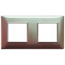 VIMAR - 14643.23 - Plate 4M(2+2)71mm techn.iridescent brown