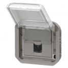 LEGRAND - Влагозащитен Розетка RJ45 cat.6 FTP Plexo New Сив 69569L