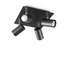 IDEAL LUX - ceiling luminaire SPOT PL4   Nero  156781 (1)