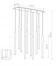 NOWODVORSKI - ceiling luminaire LASER Brass 8924 (2)