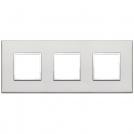 VIMAR - 21644.07.01 - Plate 6M (2+2+2) 71mm silver