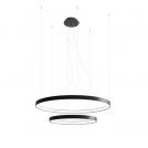 SOLLUX - Chandelier RIO 2 55/78 TH.137 Black 3000K