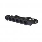 LEGRAND - 694558 Power strip BLACK 6x2P + E with cable 1.5 meters / 1.5mm2 Standard Legrand