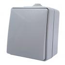 ACA LIGHTING - Девиаторен ключ водоустойчив за външен монтаж 10A ARMY Сив 1000430106