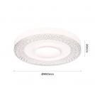 2R - LED плафониера 8350 3-WHITE 36W 3000/4000/6000K Ø490mm  86333 (1)