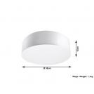 SOLLUX - ceiling luminaire  ARENA 35 white  SL.0123 (2)
